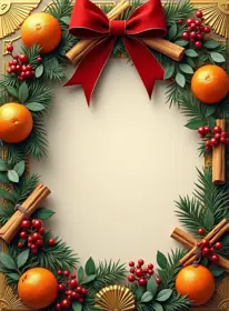 Greeting card for Christmas, elegant style — free printable, fill in your own words