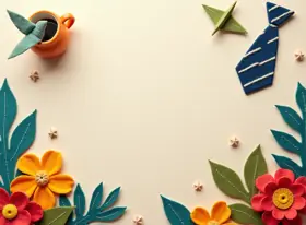 Greeting card for Father's Day, playful style — free printable, fill in your own words