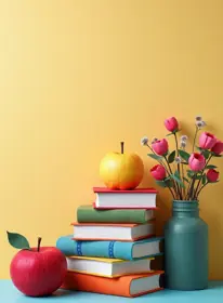 Greeting card for Teacher's Day, warm style — free printable, fill in your own words