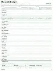 Budget Binder Starter (6 pages)