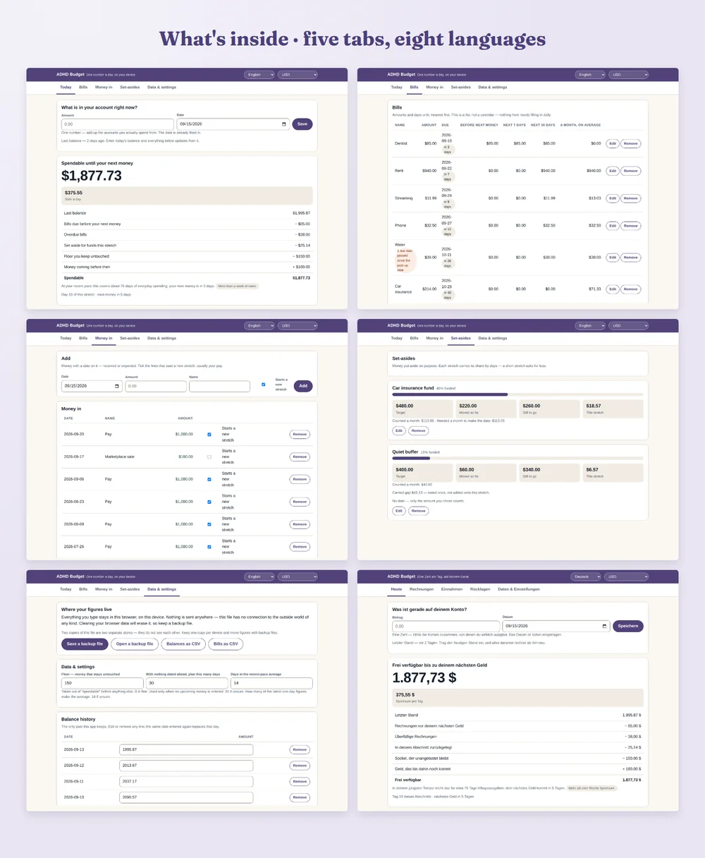 ADHD Budget App — Page 2