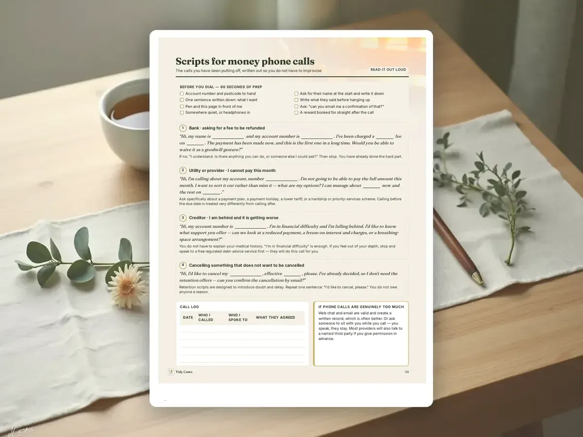 ADHD Budget Binder — Page 34