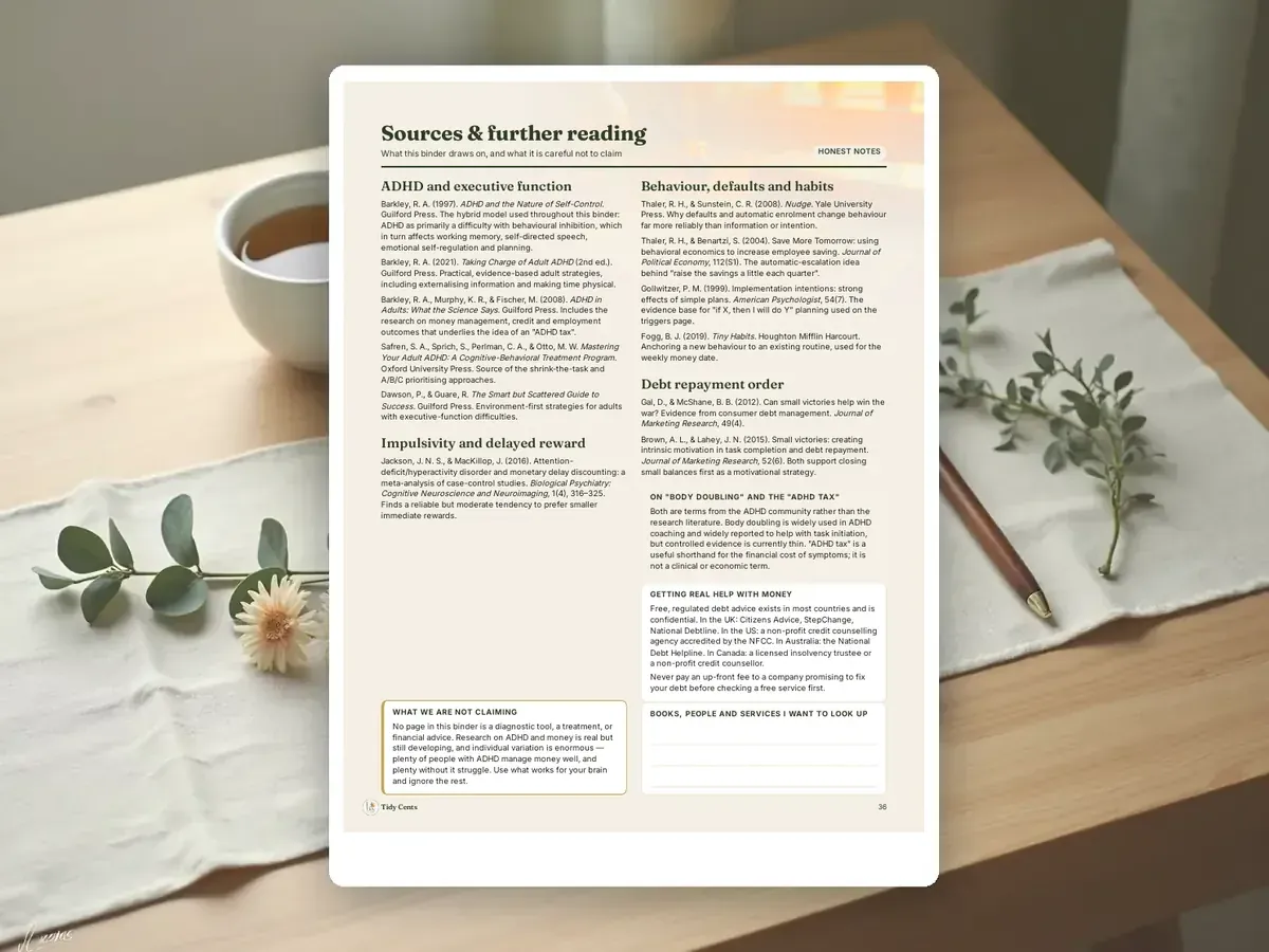 ADHD Budget Binder — Page 36