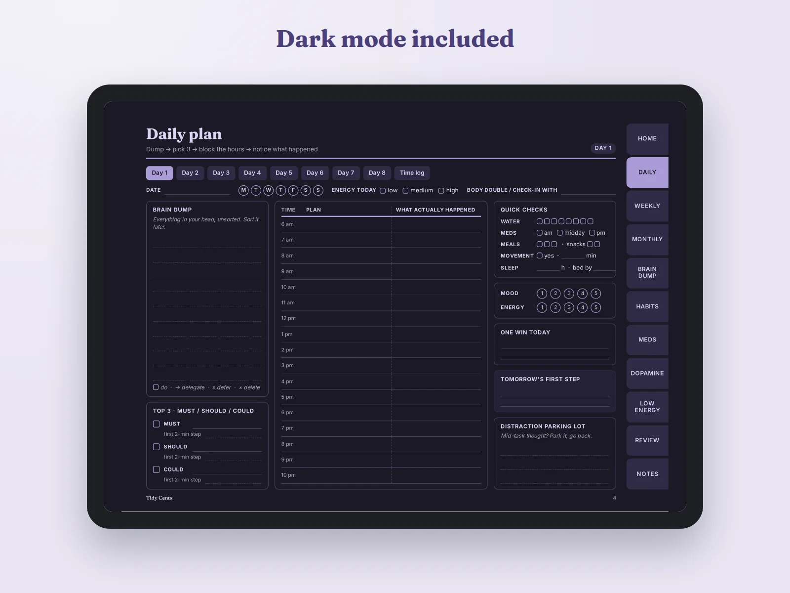 Dark mode