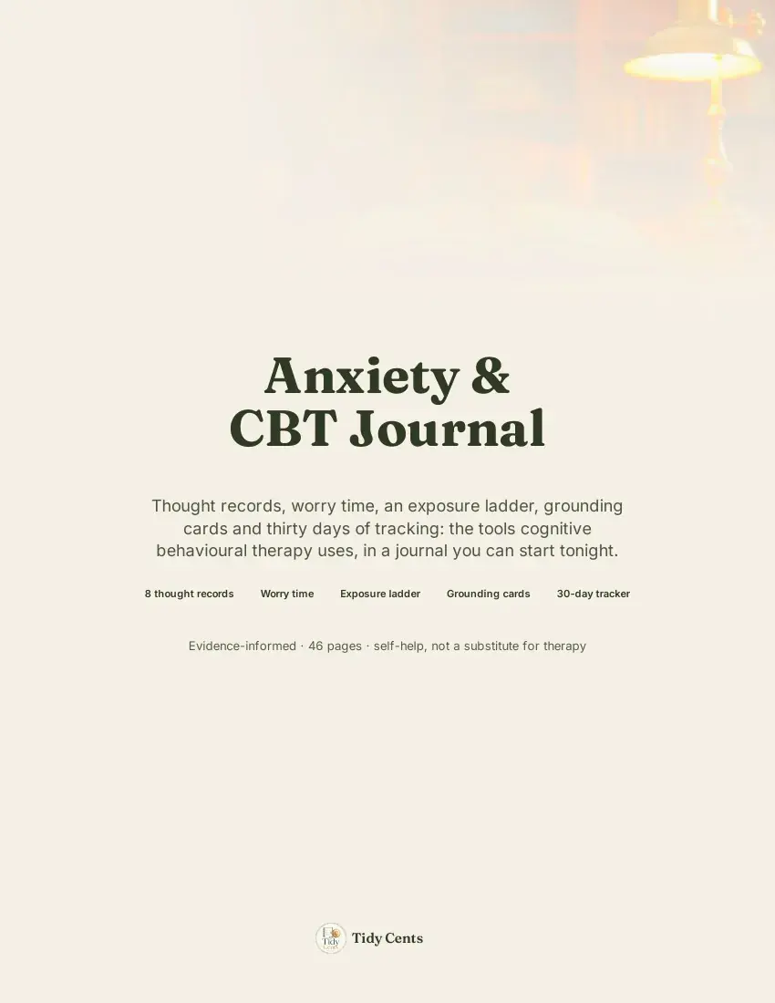 Anxiety & CBT Journal — Page 1
