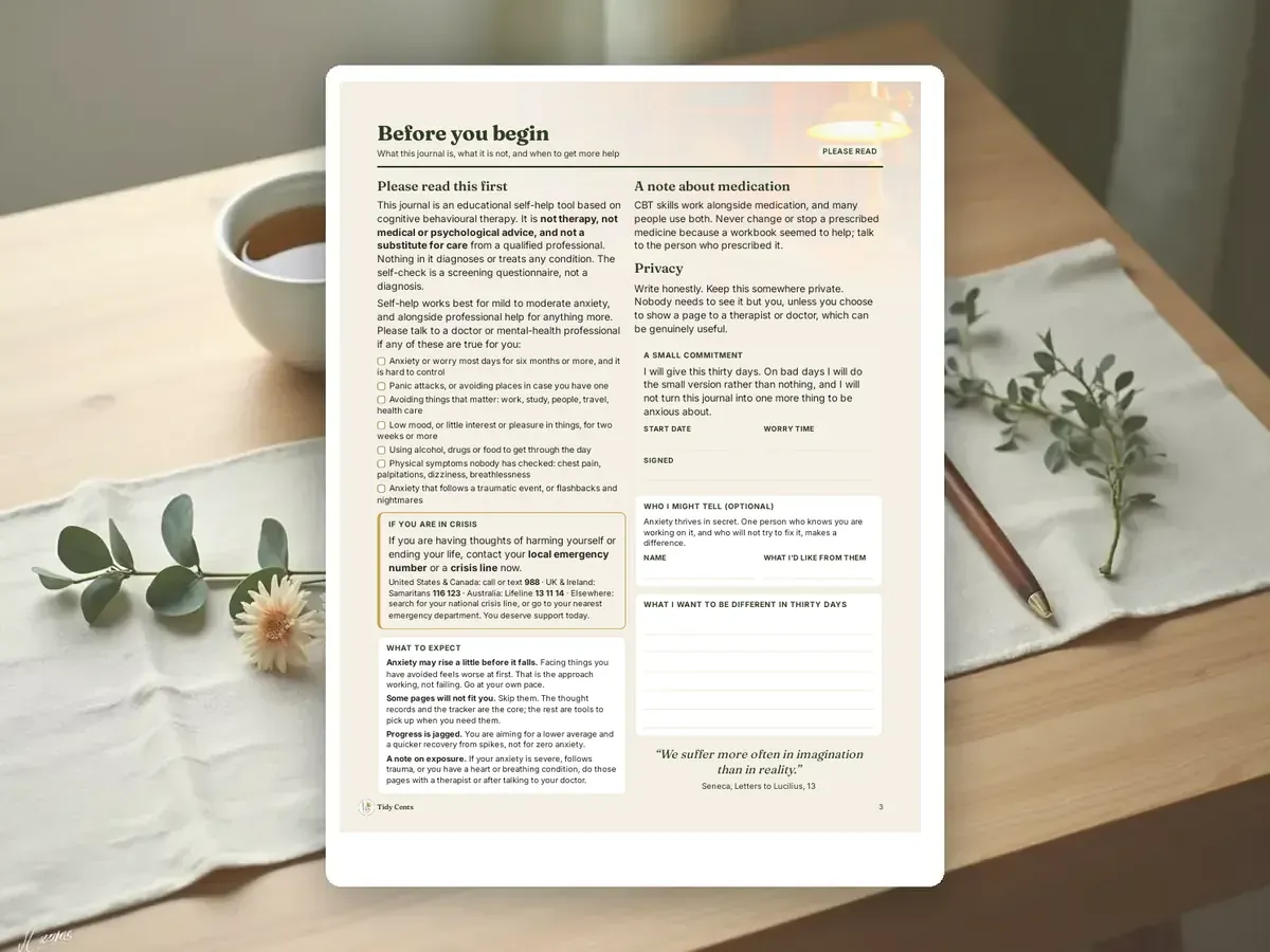Anxiety & CBT Journal — Page 3