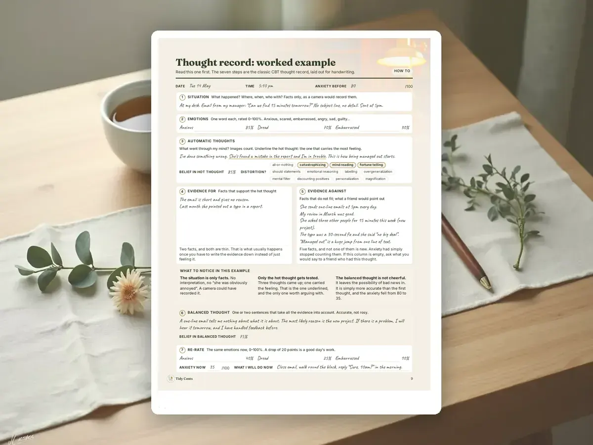 Anxiety & CBT Journal — Page 9