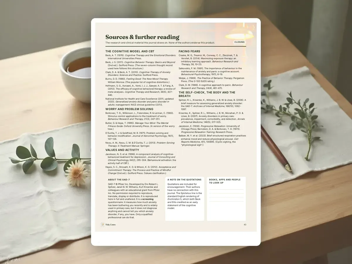 Anxiety & CBT Journal — Page 43