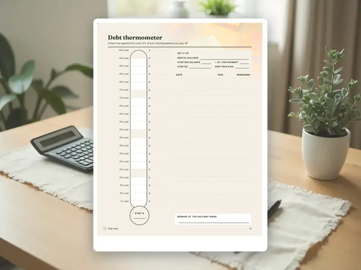 Budget Binder Printable Kit — Page 23