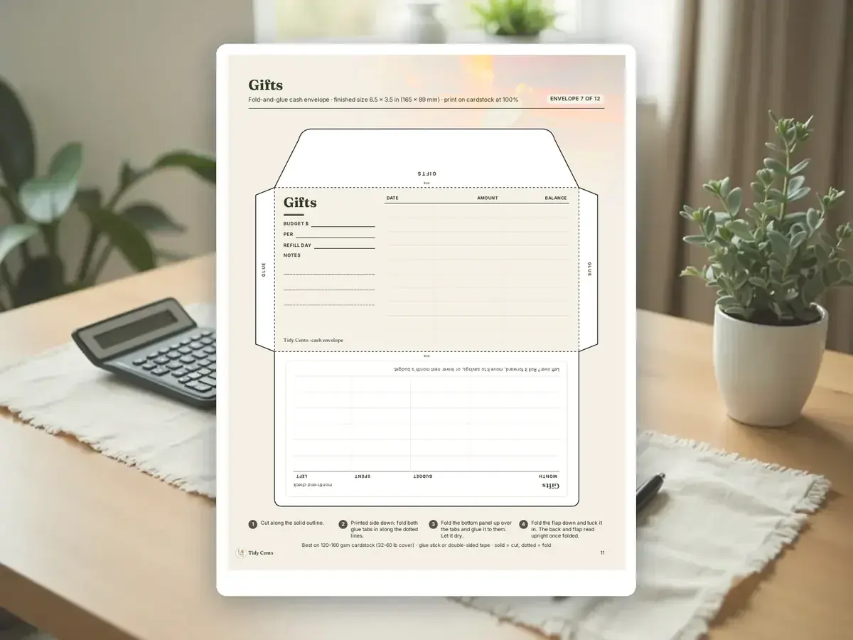 Cash Envelope System Printables — Page 11