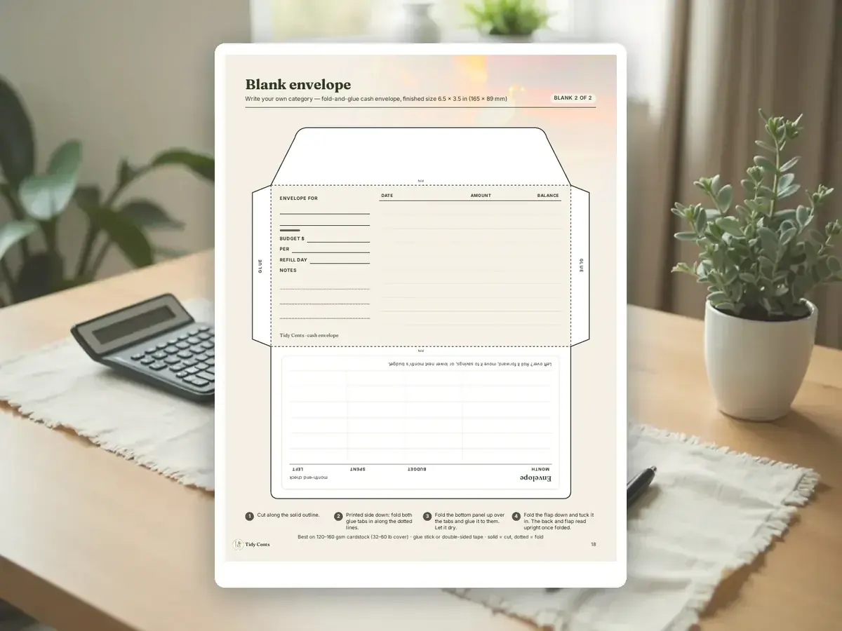 Cash Envelope System Printables — Page 18
