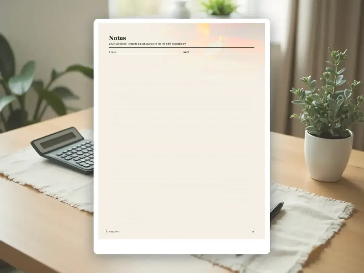 Cash Envelope System Printables — Page 25