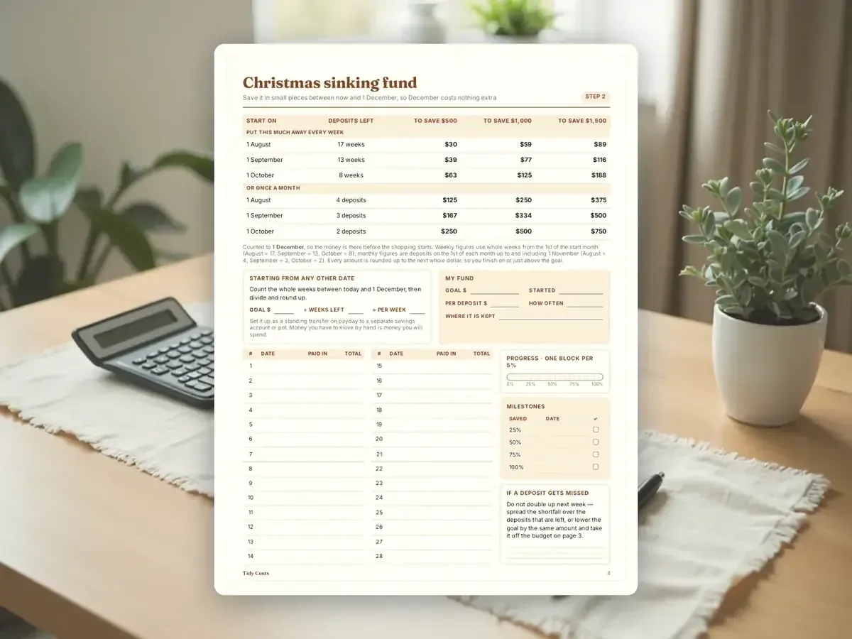 Christmas Budget & Gift Planner — Page 4
