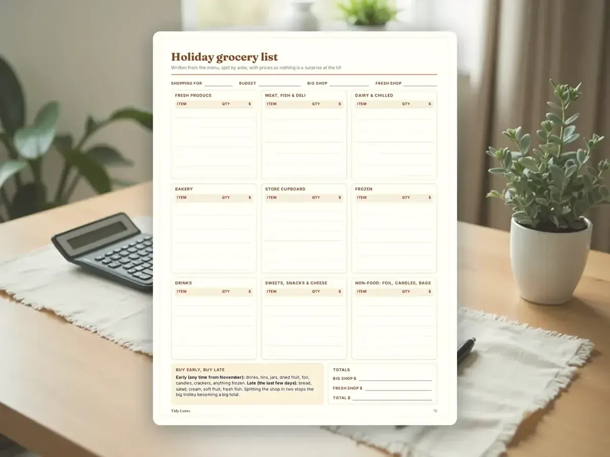 Christmas Budget & Gift Planner — Page 16