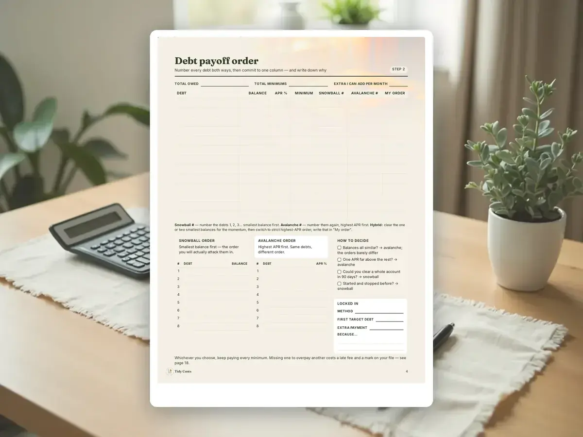 Debt Payoff Printables — Page 4