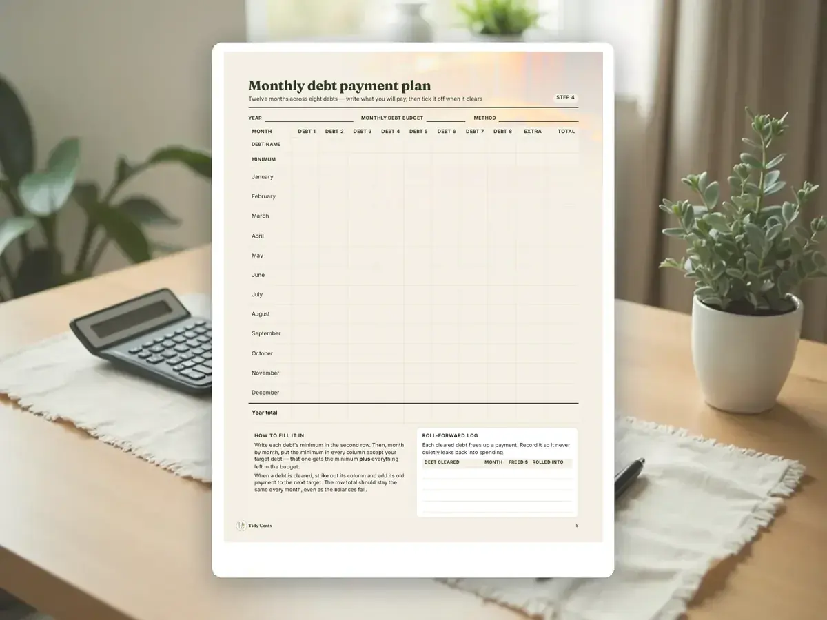 Debt Payoff Printables — Page 5