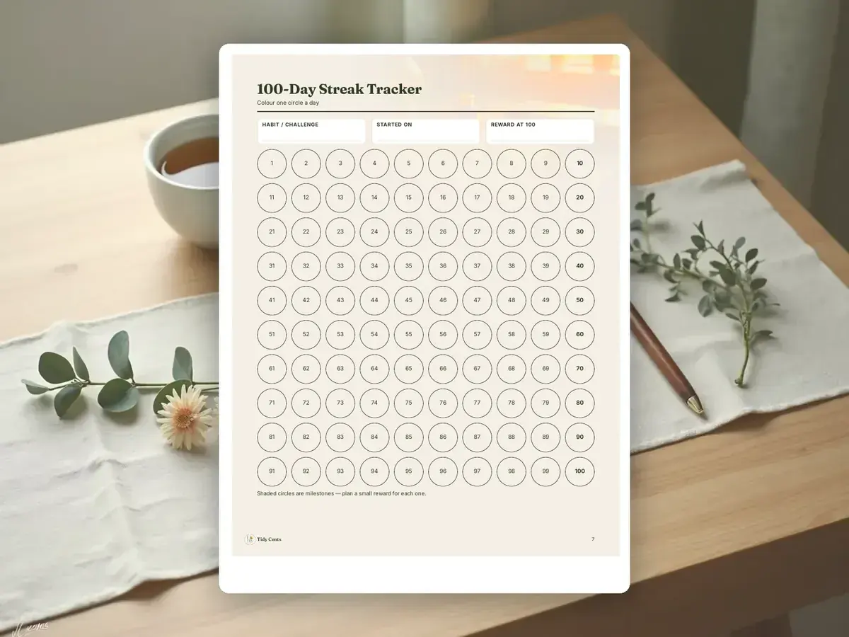 Habit Tracker Printables — Page 7