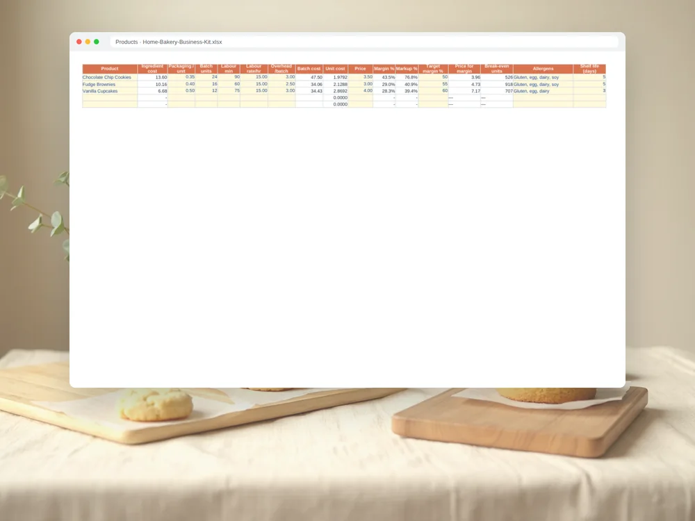 Home Bakery Business Kit — Page 5