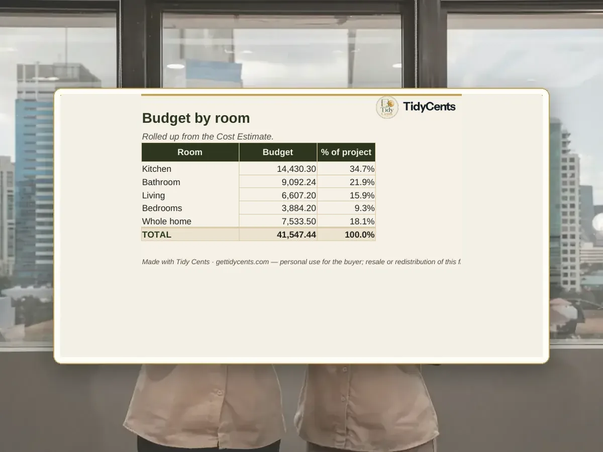 Home Renovation Cost Estimator & Project Tracker — Page 4