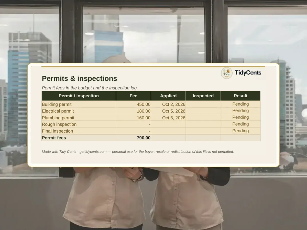 Home Renovation Cost Estimator & Project Tracker — Page 11