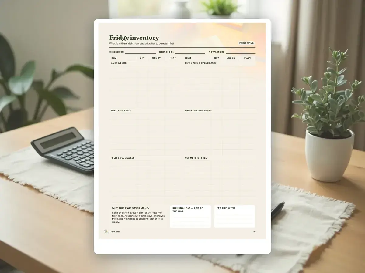 Meal Planning & Grocery Budget Kit — Page 16