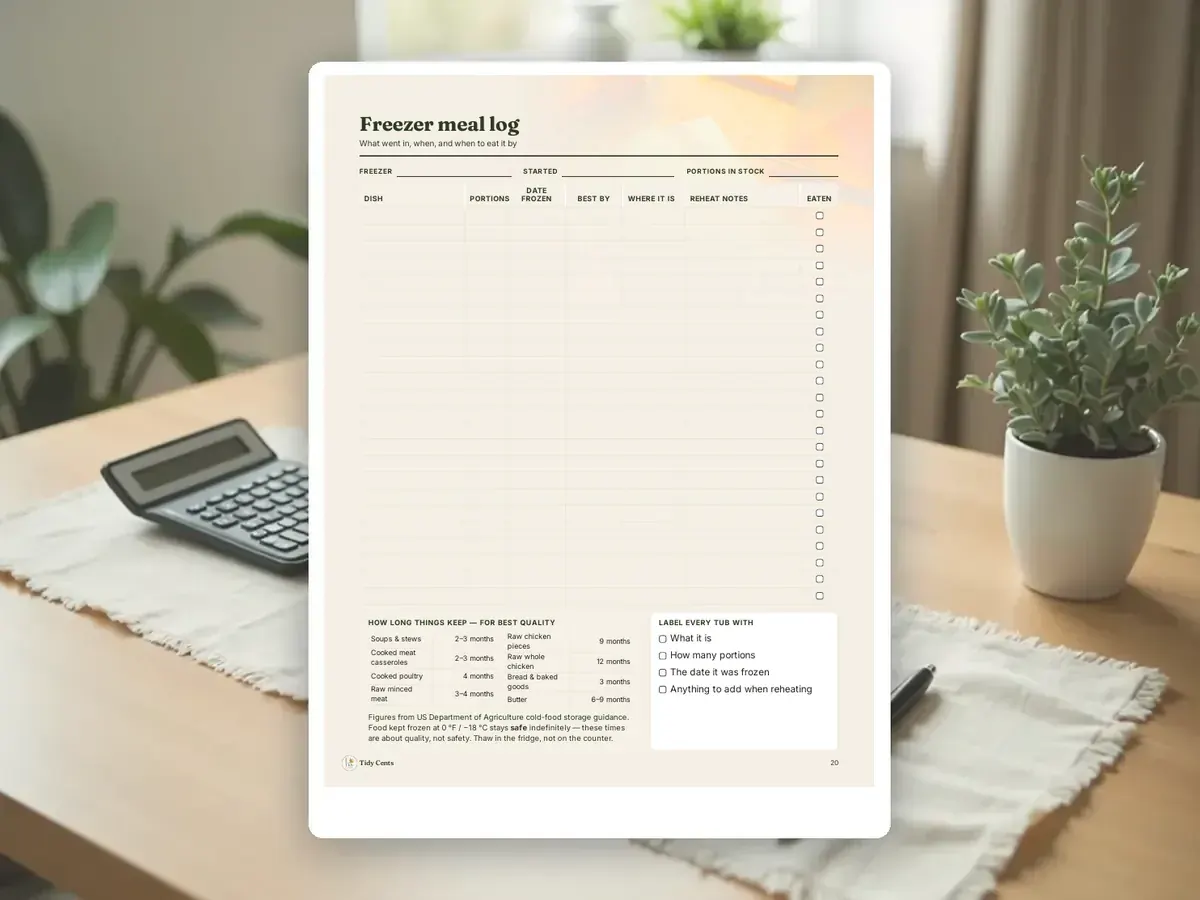 Meal Planning & Grocery Budget Kit — Page 20