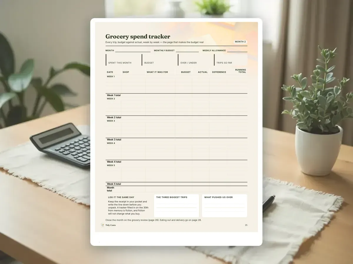 Meal Planning & Grocery Budget Kit — Page 25
