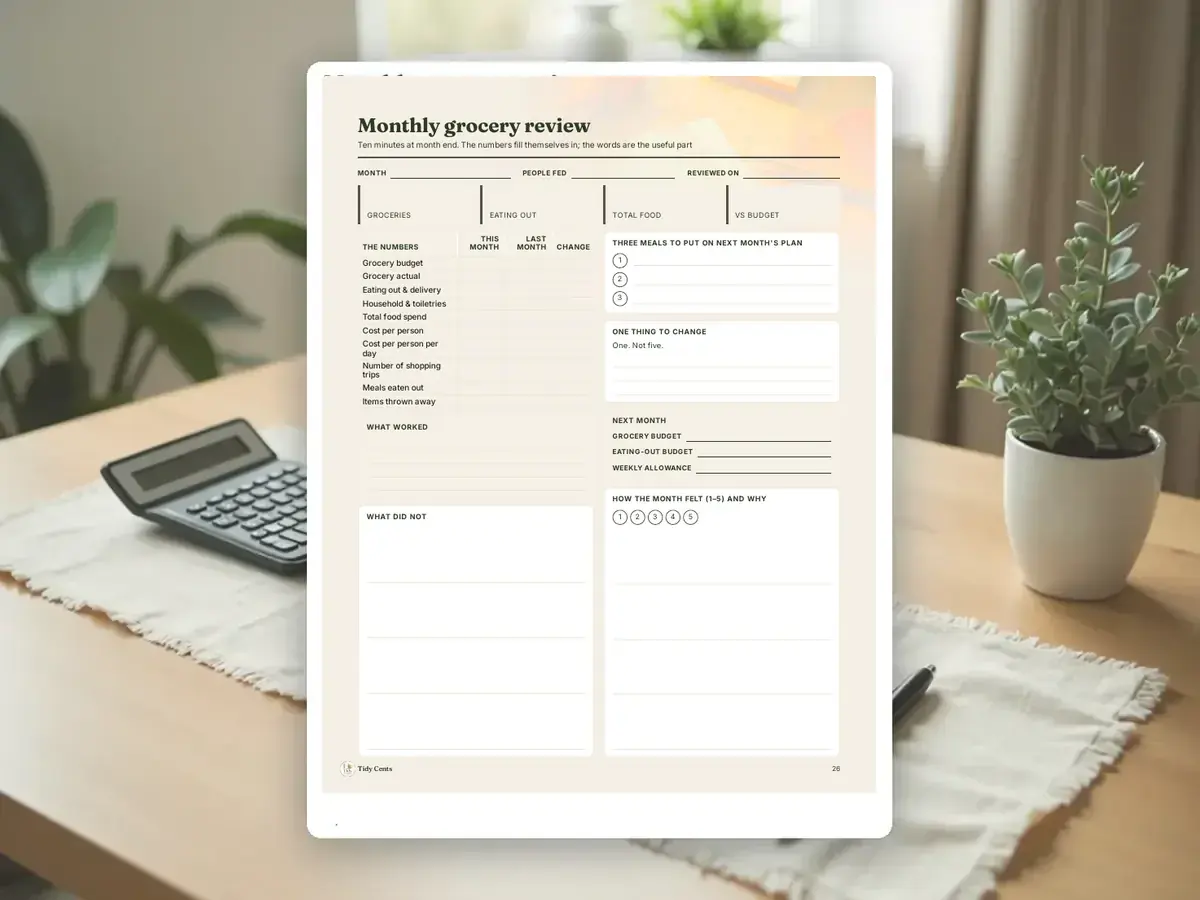 Meal Planning & Grocery Budget Kit — Page 26