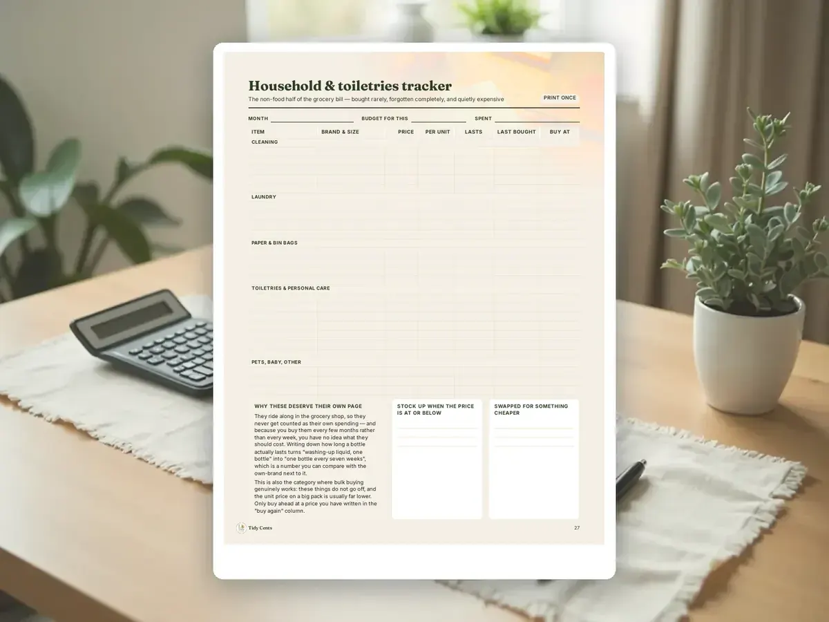 Meal Planning & Grocery Budget Kit — Page 27