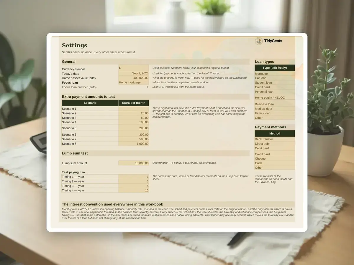 Mortgage & Loan Payoff Calculator — Page 2