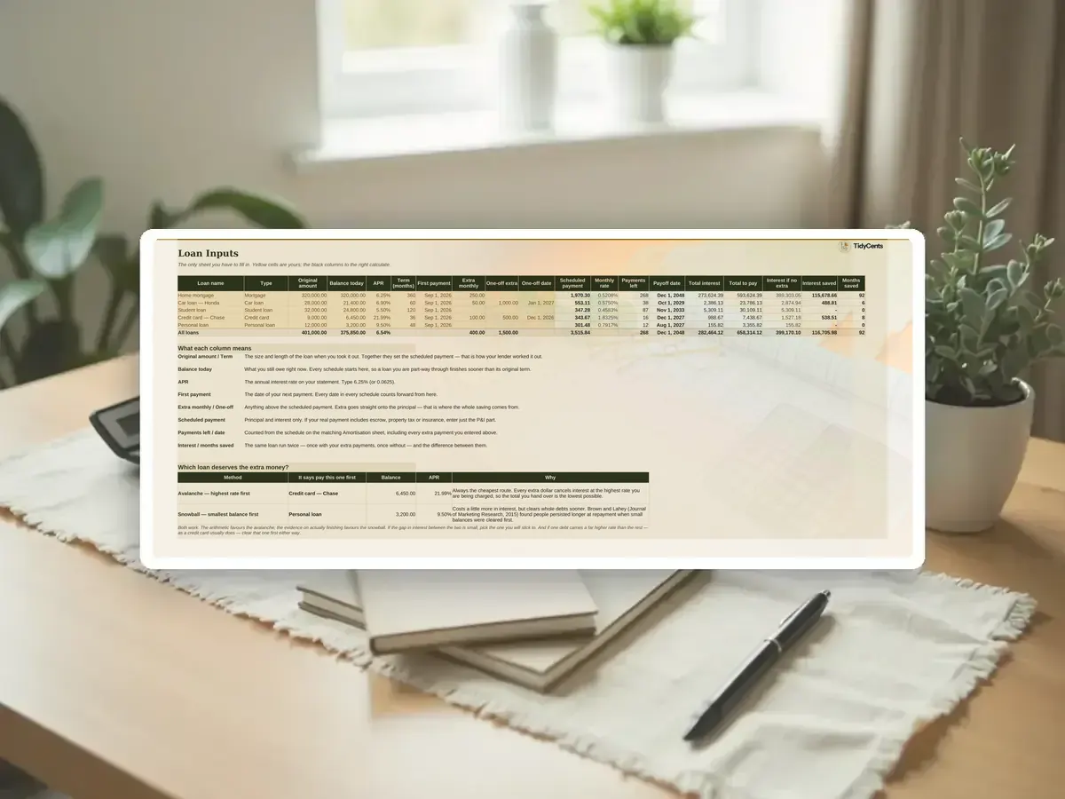 Mortgage & Loan Payoff Calculator — Page 4