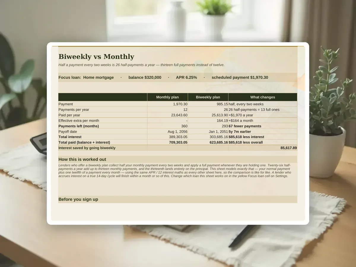 Mortgage & Loan Payoff Calculator — Page 11