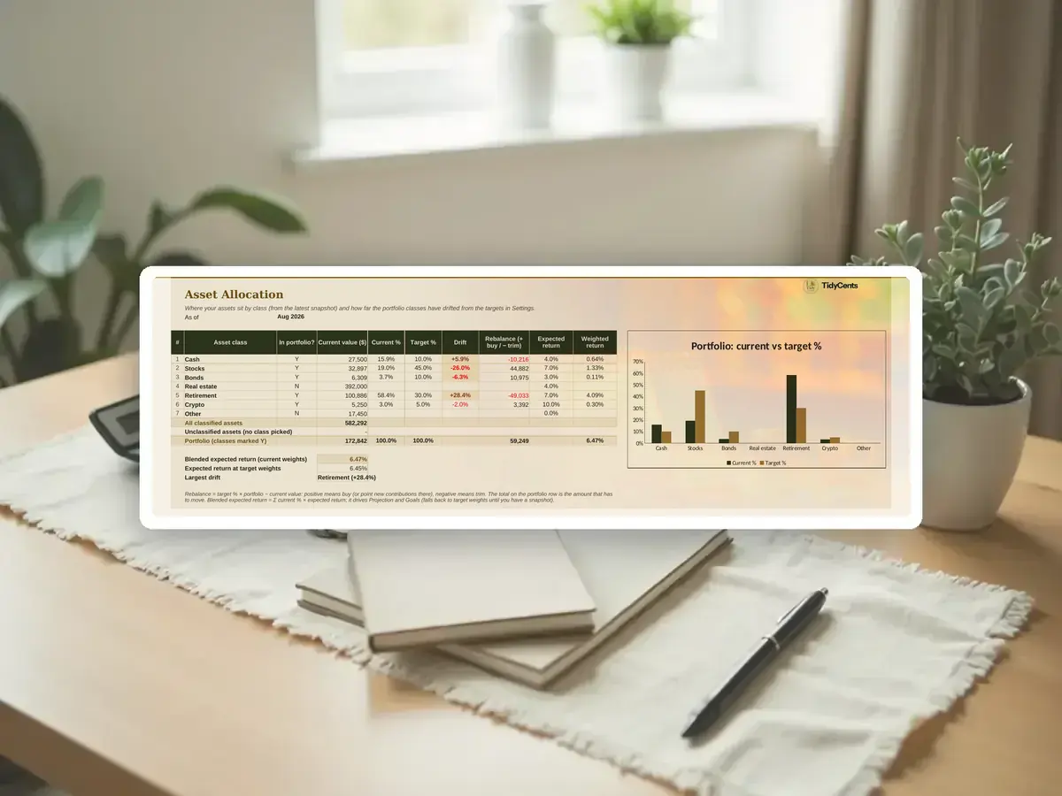 Net Worth & Investment Tracker — Page 6
