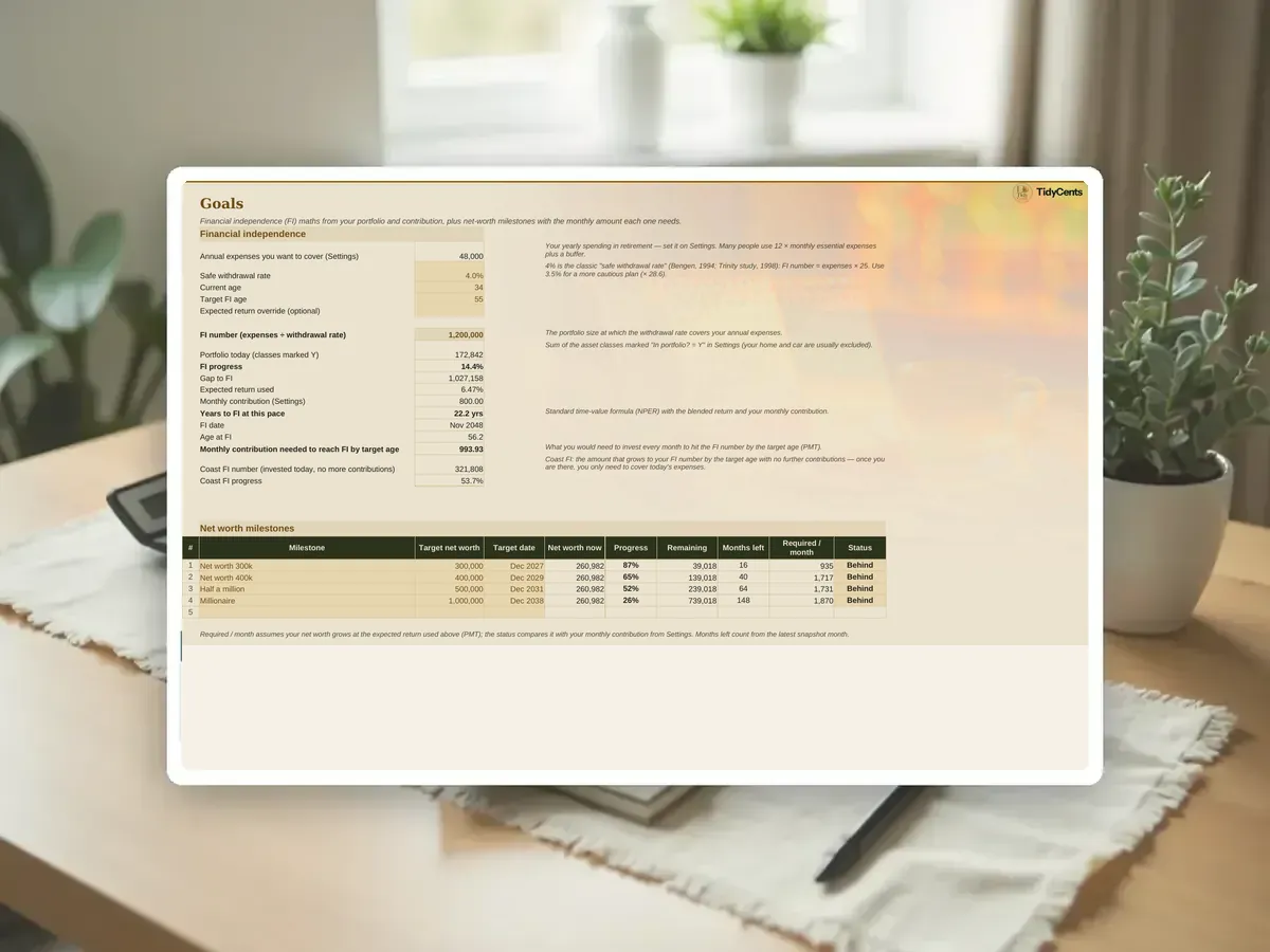 Net Worth & Investment Tracker — Page 9