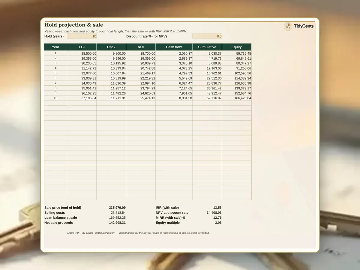 Real Estate Investment & Rental Analyzer — Page 5