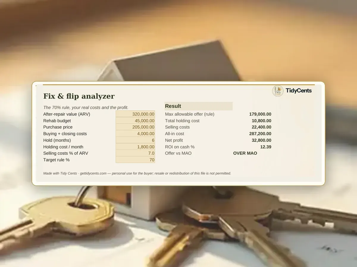 Real Estate Investment & Rental Analyzer — Page 6