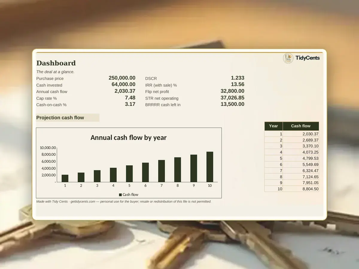 Real Estate Investment & Rental Analyzer — Page 11