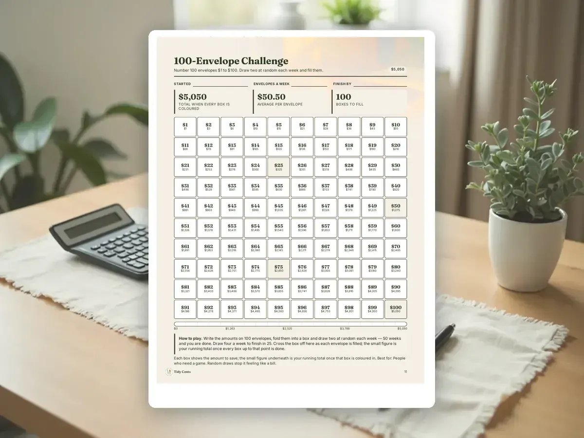 Savings Challenges Printable Bundle — Page 11