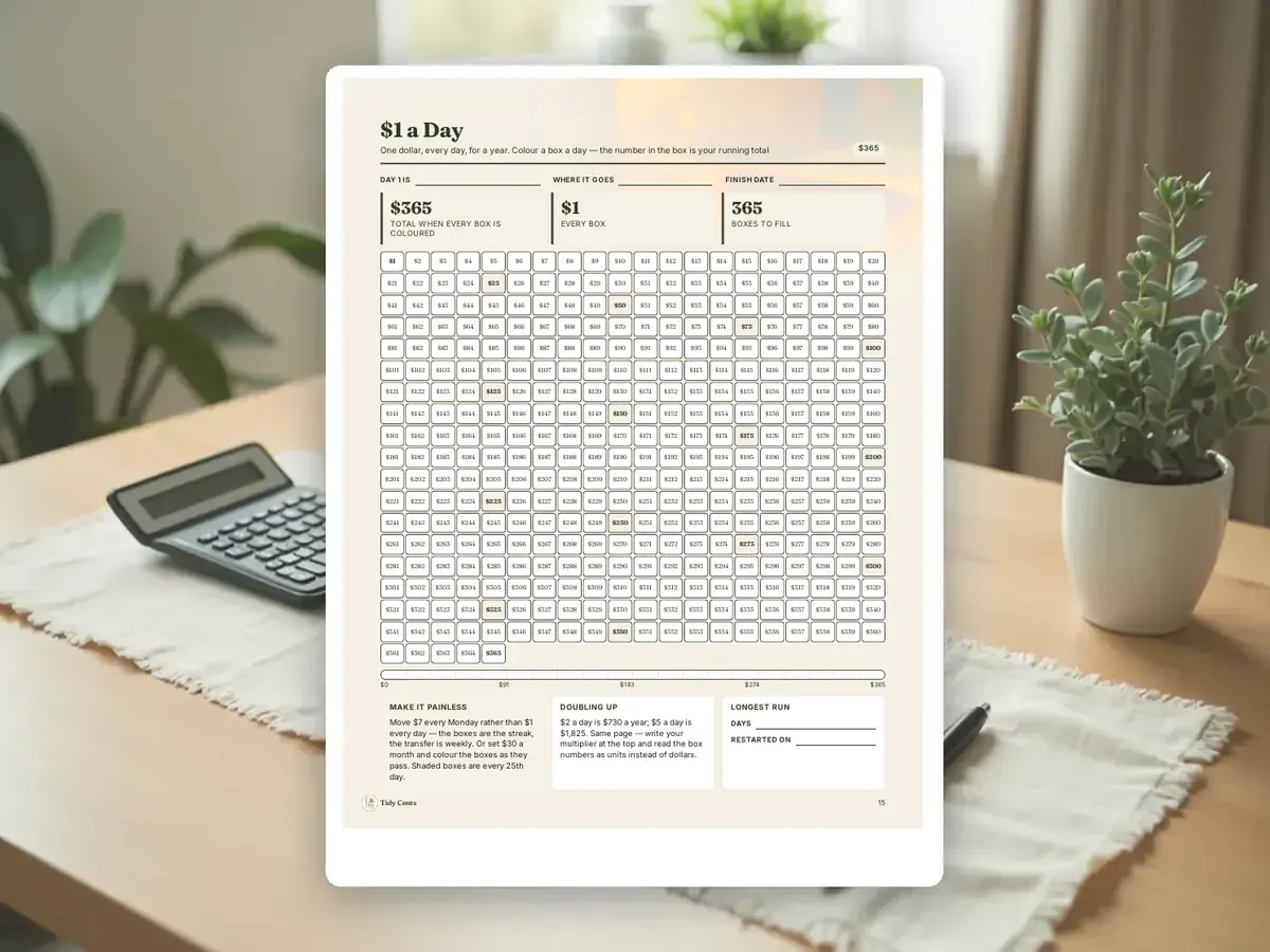 Savings Challenges Printable Bundle — Page 15