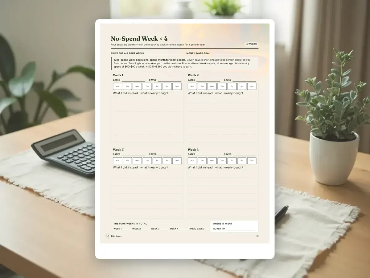 Savings Challenges Printable Bundle — Page 18