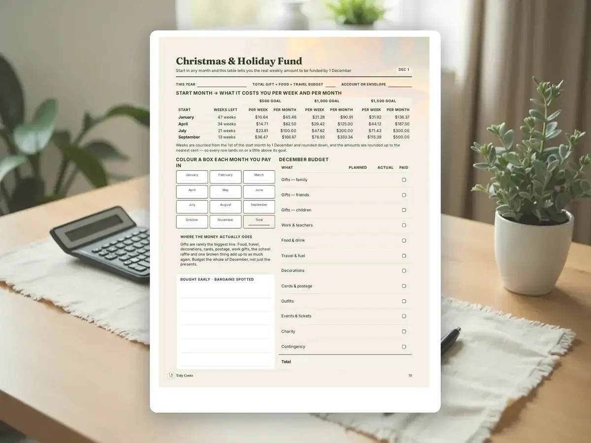 Savings Challenges Printable Bundle — Page 19