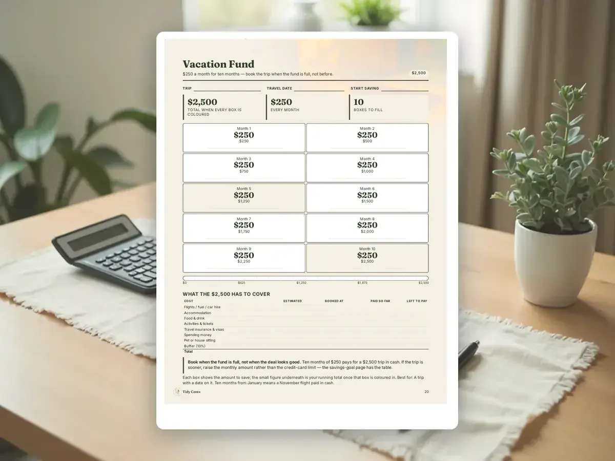 Savings Challenges Printable Bundle — Page 20