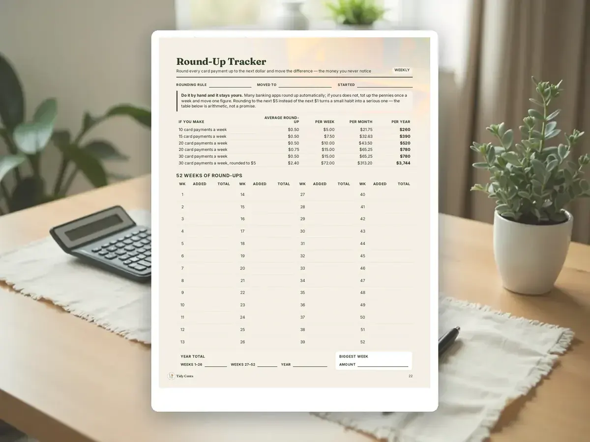 Savings Challenges Printable Bundle — Page 22