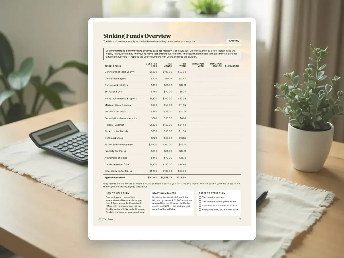 Savings Challenges Printable Bundle — Page 26