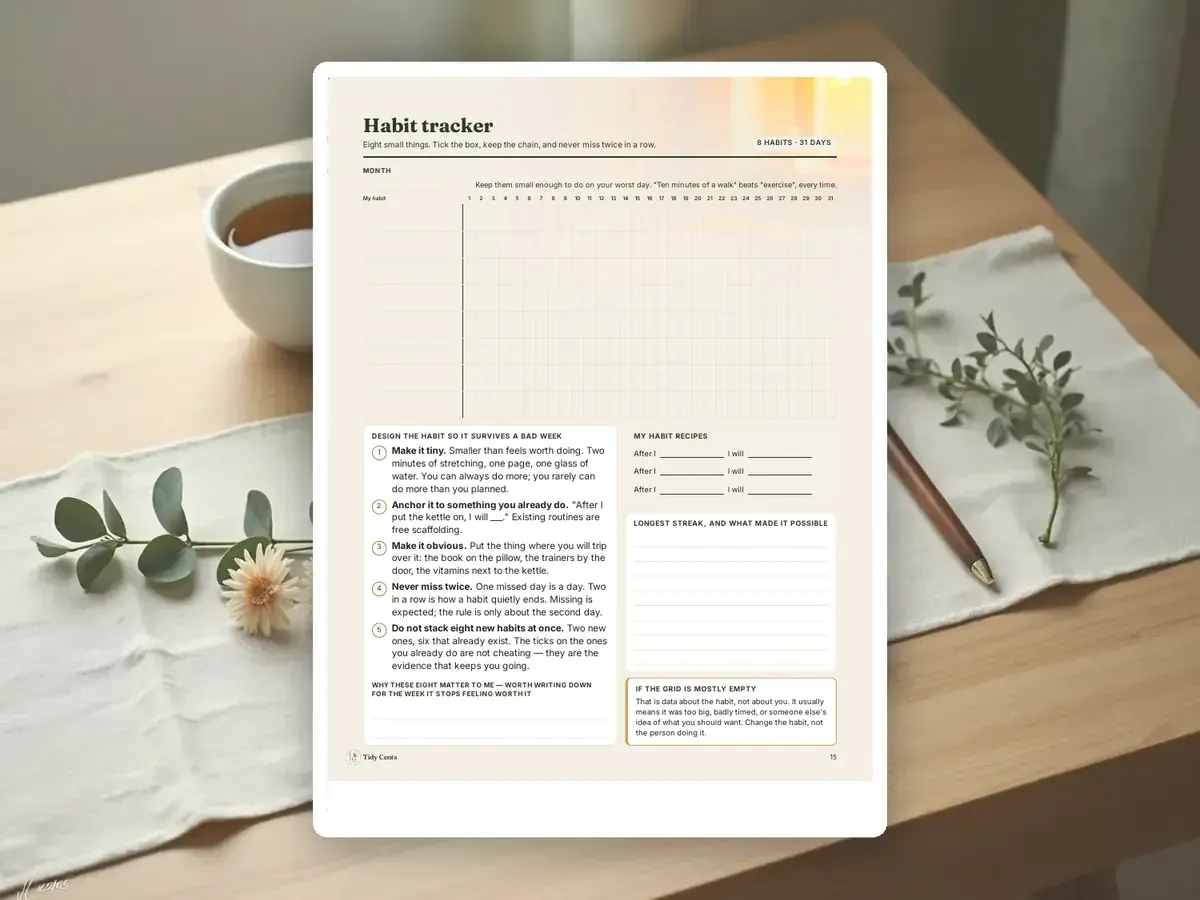 Self-Care Planner & Journal — Page 15